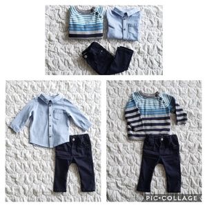 EUC H&M 3 pcs bundle baby boy ~12m